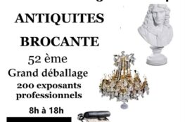 Les brocanteurs et antiquaires de Pézenas (Hérault) organisent leur grand déballage de printemps le dimanche 5 mai 2024