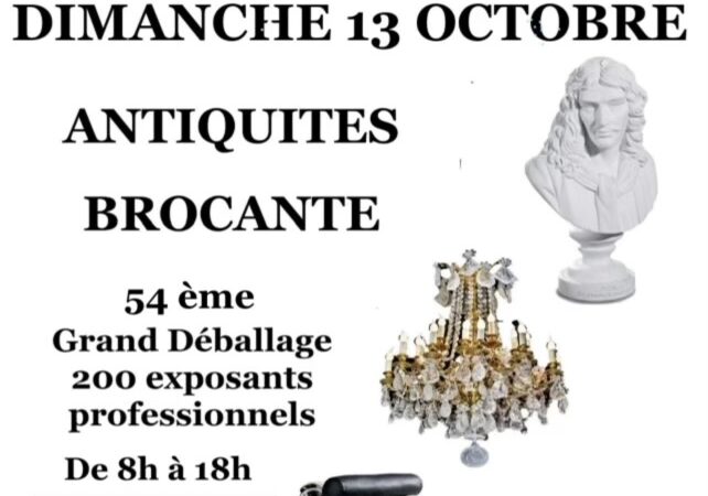 Les brocanteurs et antiquaires de Pézenas (Hérault) organisent leur grand déballage d'automne le dimanche 13 octobre 2024