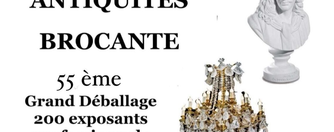 Les brocanteurs et antiquaires de Pézenas (Hérault) organisent leur grand déballage de printemps le dimanche 4 mai 2025